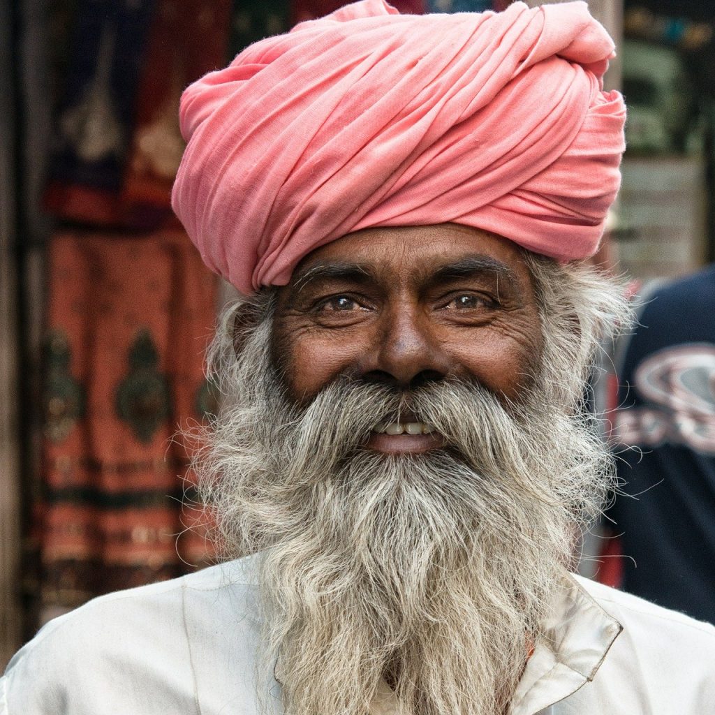 A smiling man from India