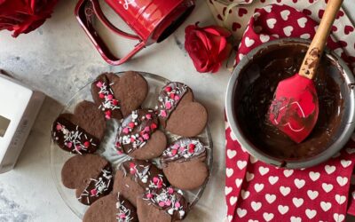 It’s All About Love – Ultimate Heart Shaped Chocolate Cookies For Valentine Day